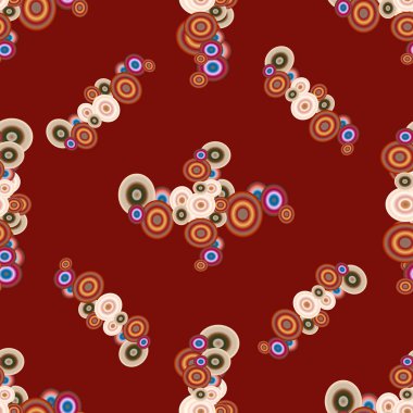 soyut geometrik renkli Dikişsiz desen arka plan için vektör çizim