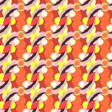 soyut geometrik renkli Dikişsiz desen arka plan için vektör çizim