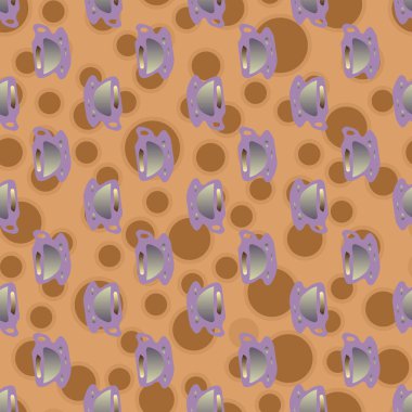 Bardak kahve veya çay arka plan seamless modeli üzerinde noktalı.