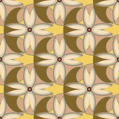 Sorunsuz çiçek desenli arka plan.