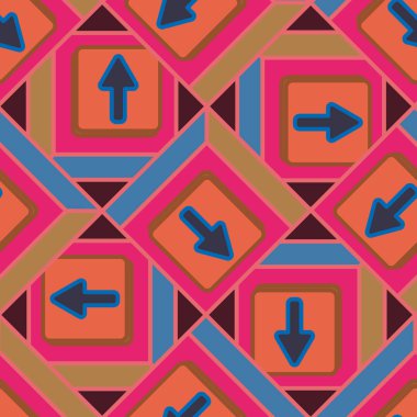 Kot düğmeleri Dikişsiz desen vektör çizim ile 