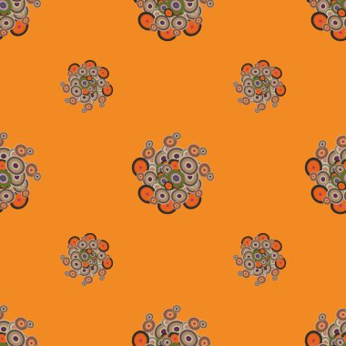 soyut geometrik renkli Dikişsiz desen arka plan için vektör çizim