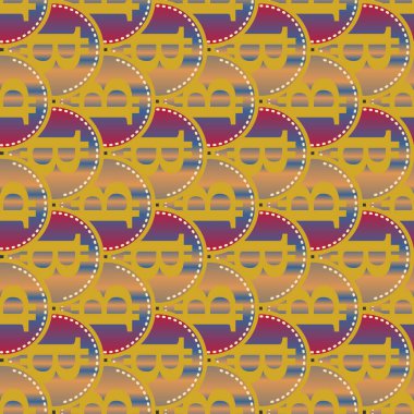 bitcoins parlak parlak pahalı sikkeleri ile Seamless modeli 