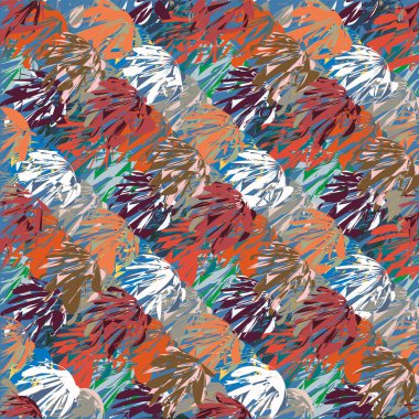 Arka plan, vektör çizim için soyut renkli seamless modeli