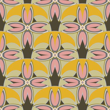 Sorunsuz çiçek desenli arka plan.