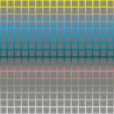 Oluklu demir, paslanmaz çelik arka plan parlayan sorunsuz vektör çizim