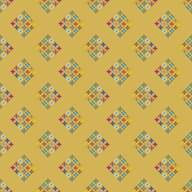  soyut çiçek geometrik Dikişsiz desen arka planı için