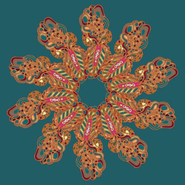 Stil zentangle yeni simetrik mandala doodle ile sanat esin kaynağı oldu. Duvar kağıdı, desen dolgularını, web sayfaları, yüzey dokuları için dekoratif nesne-ebilmek var olmak kullanılmış.