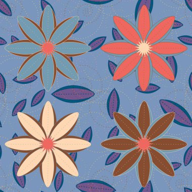 Soyut geometrik renkli seamless modeli, arka plan