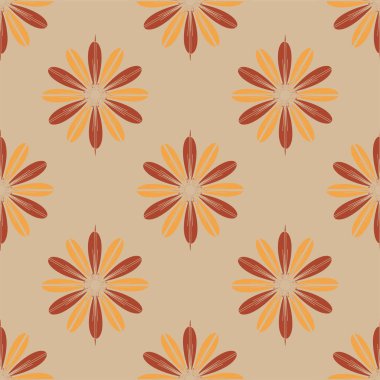  arka plan için çiçekli soyut geometrik seamless modeli