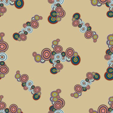 soyut geometrik renkli Dikişsiz desen arka plan için vektör çizim