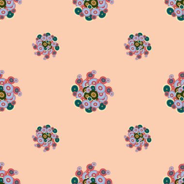 soyut geometrik renkli Dikişsiz desen arka plan için vektör çizim