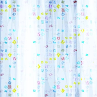 soyut geometrik renkli Dikişsiz desen arka plan için vektör çizim