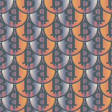 bitcoins parlak parlak pahalı sikkeleri ile Seamless modeli 