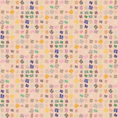 soyut geometrik renkli Dikişsiz desen arka plan için vektör çizim