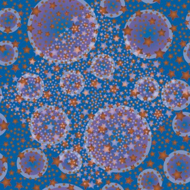 soyut geometrik renkli seamless modeli yıldız ile. Vektör çizim 