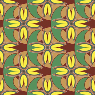 Sorunsuz çiçek desenli arka plan.