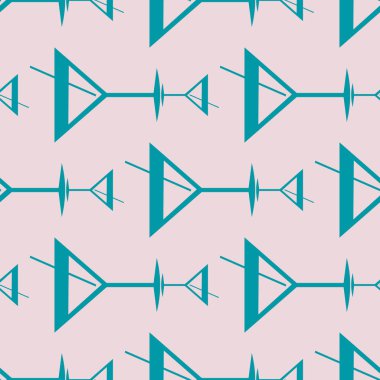 Tropik kokteyller desen, renkli kesintisiz vektör çizim