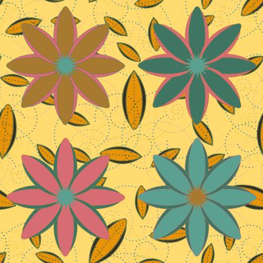 Soyut geometrik renkli seamless modeli, arka plan