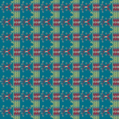 Altın seamless modeli, vektör çizim 