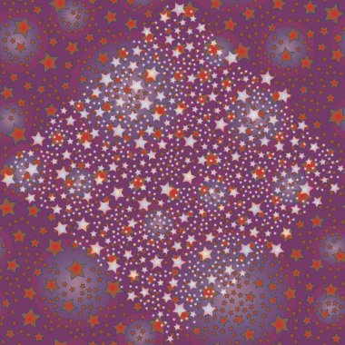 soyut geometrik renkli seamless modeli yıldız ile. Vektör çizim 