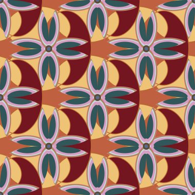 Sorunsuz çiçek desenli arka plan.