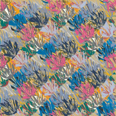 Arka plan, vektör çizim için soyut renkli seamless modeli