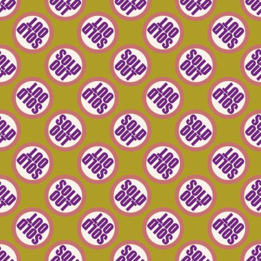 Dikişsiz desen, vektör çizim sattı