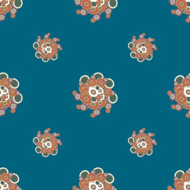 soyut geometrik renkli Dikişsiz desen arka plan için vektör çizim