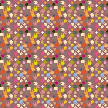 Çok renkli diş parlak Dikişsiz desen arka planı için.