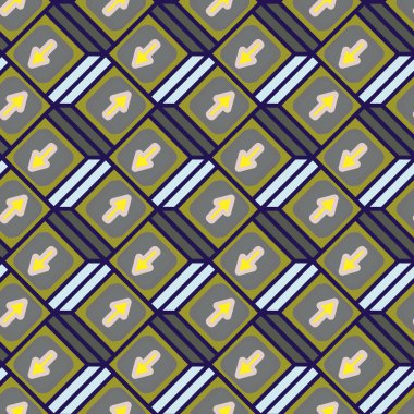 Kot düğmeleri Dikişsiz desen vektör çizim ile 