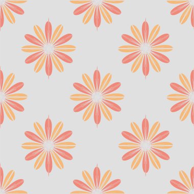  arka plan için çiçekli soyut geometrik seamless modeli