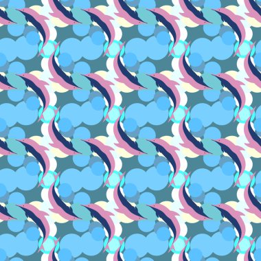 soyut geometrik renkli Dikişsiz desen arka plan için vektör çizim