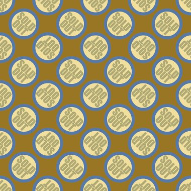 Dikişsiz desen, vektör çizim sattı