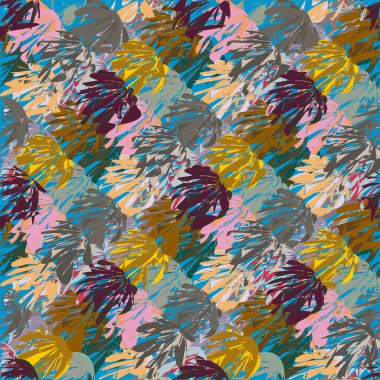 Arka plan, vektör çizim için soyut renkli seamless modeli