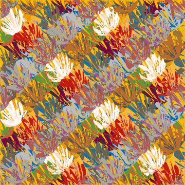 Arka plan, vektör çizim için soyut renkli seamless modeli