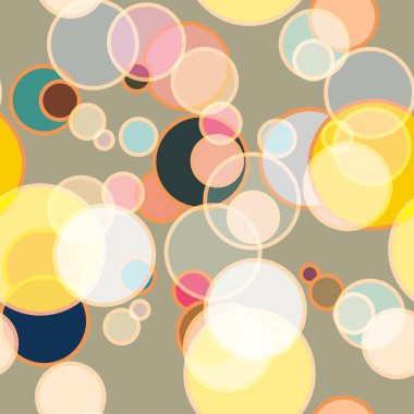 Daireler ile sorunsuz arka plan