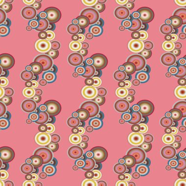 soyut geometrik renkli Dikişsiz desen arka plan için vektör çizim