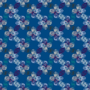 Arka plan, vektör çizim için soyut renkli seamless modeli