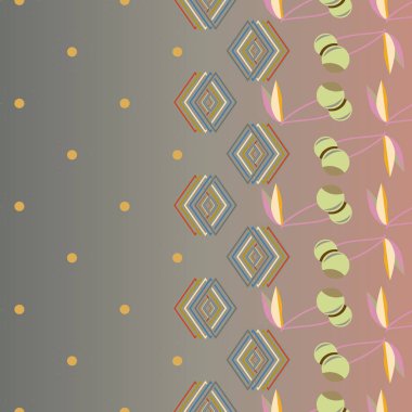 Şirin kiraz seamless modeli. Vektör çizim.