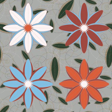 Soyut geometrik renkli seamless modeli, arka plan