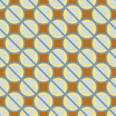 Logo sahte haberlerle kavramsal seamless modeli. İnsanlığın küresel sorunlar. Vektör çizim