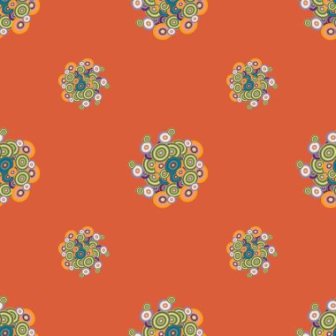 soyut geometrik renkli Dikişsiz desen arka plan için vektör çizim