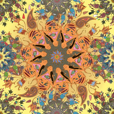 Arkaplan için soyut geometrik renkli desen. vektör illüstrasyonu 