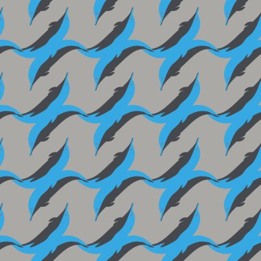 Dekoratif renkli seamless modeli sevimli yunuslar ile