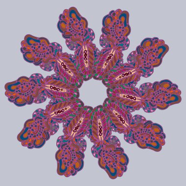 Stil zentangle yeni simetrik mandala doodle ile sanat esin kaynağı oldu. Duvar kağıdı, desen dolgularını, web sayfaları, yüzey dokuları için dekoratif nesne-ebilmek var olmak kullanılmış.