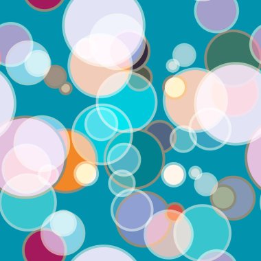 Daireler ile sorunsuz arka plan