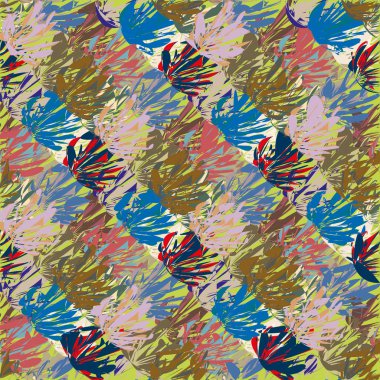 Arka plan, vektör çizim için soyut renkli seamless modeli