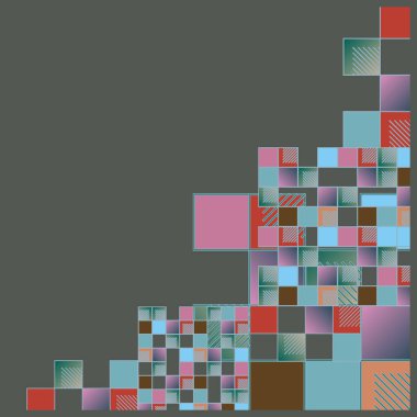 soyut geometrik renksiz desen