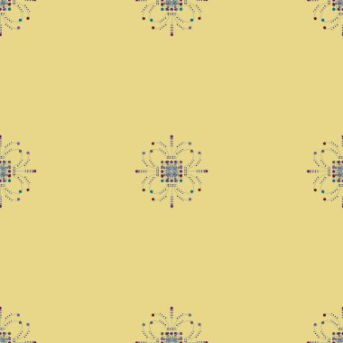 Vintage seamless modeli, vektör çizim 